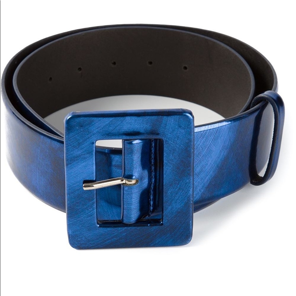 Alice + Olivia Metallic Sheen Belt